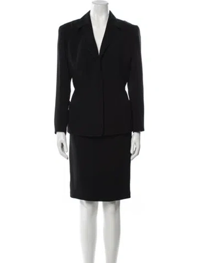 Pre-owned Mugler Vintage 1990's Skirt Suit In Black