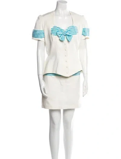 Pre-owned Mugler Vintage 1990's Skirt Suit In Multi