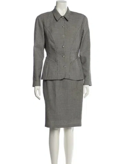 Pre-owned Mugler Vintage 1990's Skirt Suit In Multi