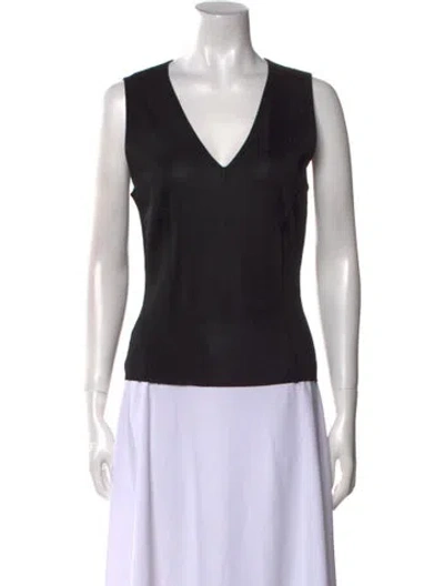 Pre-owned Mugler Vintage 1990's Top In Black