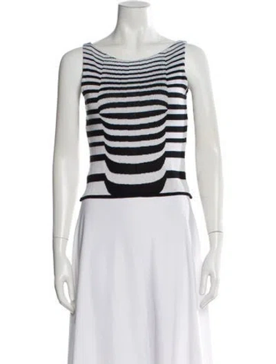 Pre-owned Mugler Vintage 1990's Top In Black
