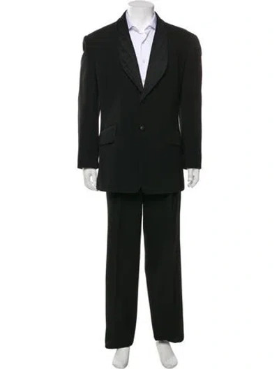 Pre-owned Mugler Vintage 1990's Two-piece Suit In Black