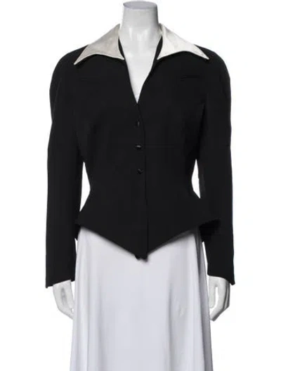 Pre-owned Mugler Vintage 1992 Blazer In Black