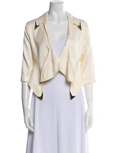 Pre-owned Mugler Vintage 1992 Blazer In Neutral
