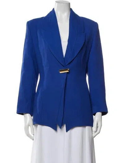 Pre-owned Mugler Vintage 1993 Blazer In Blue