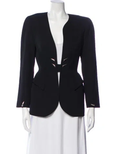 Pre-owned Mugler Vintage 1993 Jacket In Black