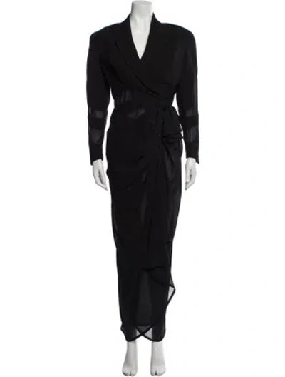 Pre-owned Mugler Vintage 1993 Skirt Suit In Black