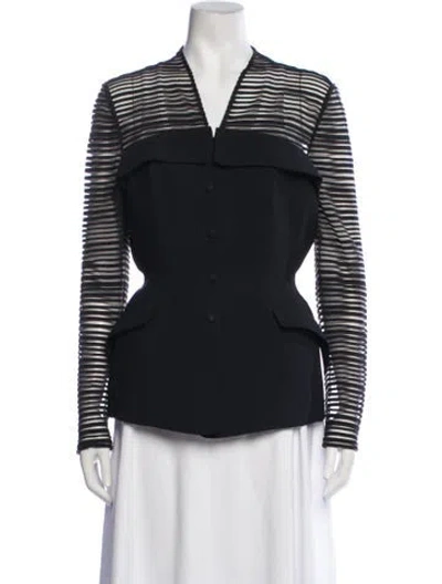 Pre-owned Mugler Vintage 1995 Blazer In Black