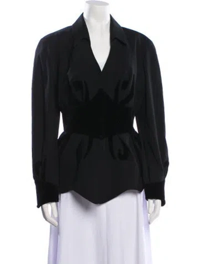 Pre-owned Mugler Vintage 1995 Evening Jacket In Black