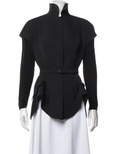 Pre-owned Mugler Vintage 1995 Jacket In Black