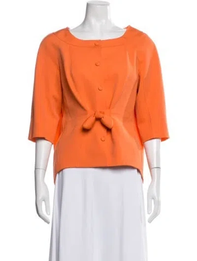 Pre-owned Mugler Vintage 1996 Jacket In Orange