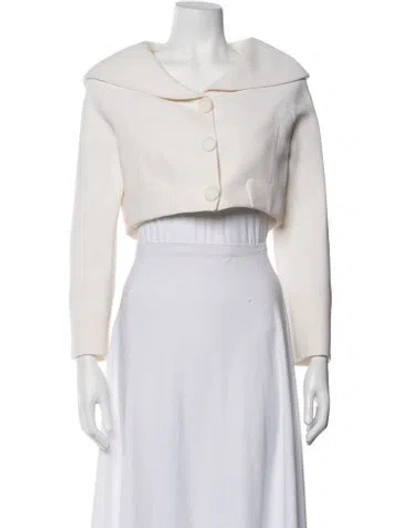 Pre-owned Mugler Vintage 1996 Jacket In White