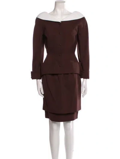 Pre-owned Mugler Vintage 1996 Skirt Suit In Multi