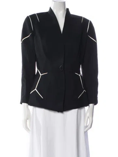 Pre-owned Mugler Vintage 1997 Blazer In Black