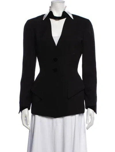 Pre-owned Mugler Vintage 1997 Blazer In Black
