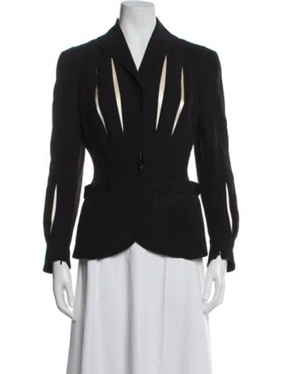 Pre-owned Mugler Vintage 1997 Evening Jacket In Black
