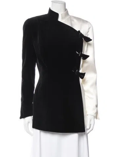 Pre-owned Mugler Vintage 1997 Jacket In Black/white