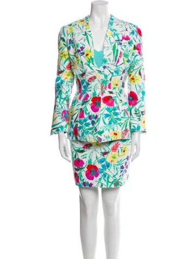 Pre-owned Mugler Vintage 1997 Skirt Suit In Multi