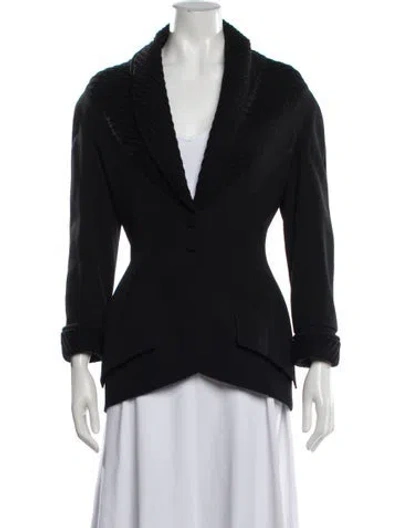 Pre-owned Mugler Vintage 1998 Blazer In Black