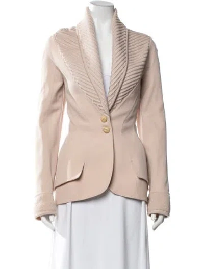 Pre-owned Mugler Vintage 1998 Blazer In Neutrals
