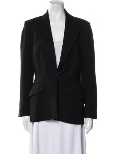 Pre-owned Mugler Vintage 1999 Blazer In Black