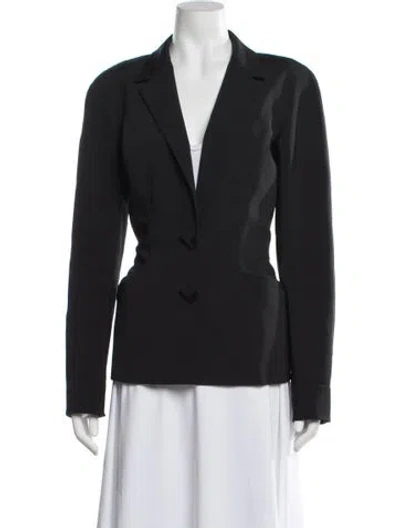 Pre-owned Mugler Vintage 1999 Blazer In Black