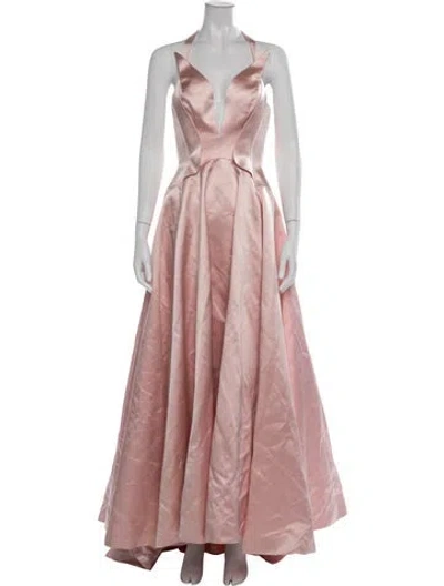 Pre-owned Mugler Vintage 1999 Long Dress In Pink