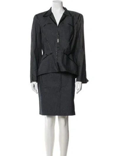 Pre-owned Mugler Vintage 1999 Skirt Suit In Multi