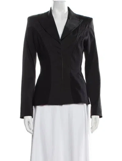 Pre-owned Mugler Vintage 2000's Blazer In Black