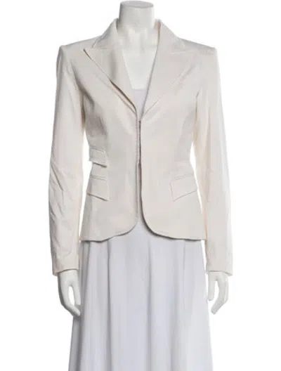 Pre-owned Mugler Vintage 2000's Blazer In Neutrals
