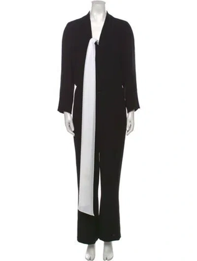 Pre-owned Mugler Vintage 2000 Jumpsuit In Black