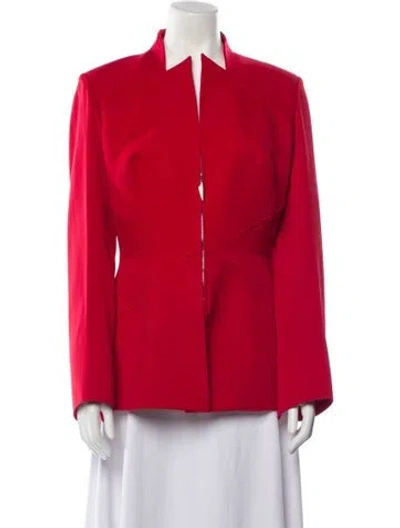 Pre-owned Mugler Vintage 2001 Evening Jacket In Red