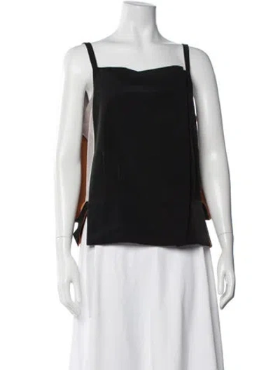 Pre-owned Mugler Vintage 2010 Top In Black/neutrals