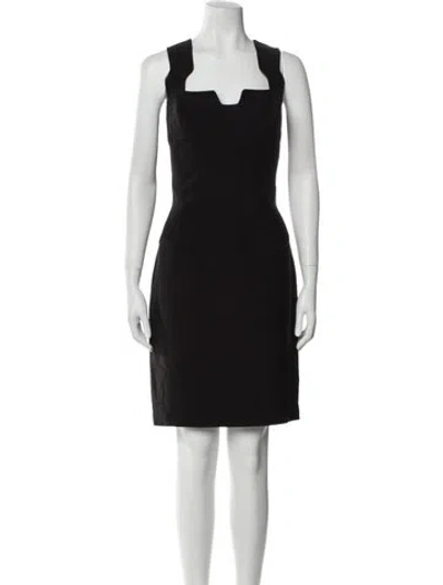Pre-owned Mugler Vintage Knee-length Dress In Black