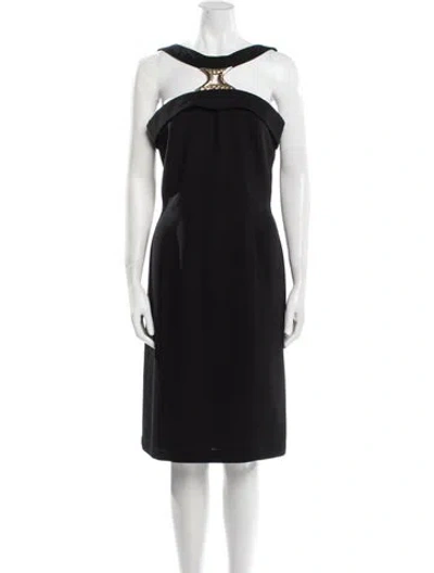 Pre-owned Mugler Vintage Knee-length Dress In Black