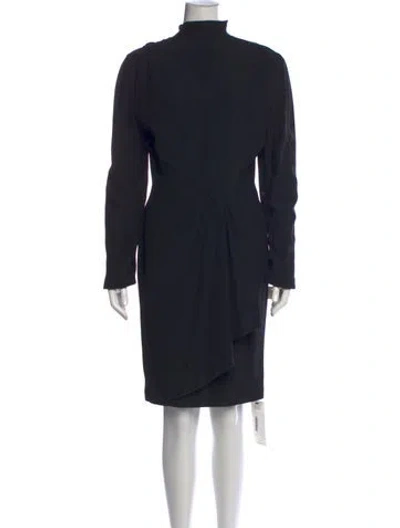 Pre-owned Mugler Vintage Knee-length Dress In Black