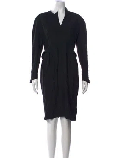 Pre-owned Mugler Vintage Knee-length Dress In Black