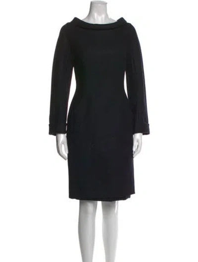 Pre-owned Mugler Vintage Knee-length Dress In Black