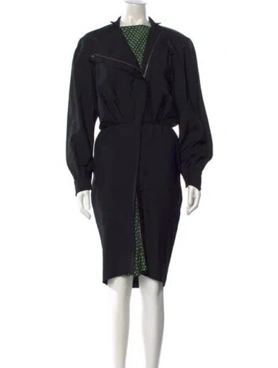 Pre-owned Mugler Vintage Knee-length Dress In Black