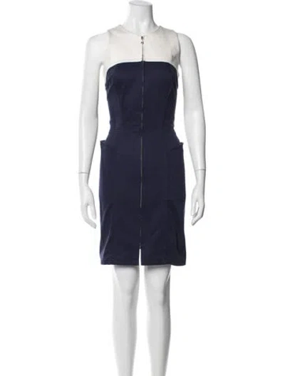 Pre-owned Mugler Vintage Knee-length Dress In Multi