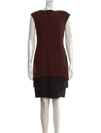 Pre-owned Mugler Vintage Knee-length Dress In Multi
