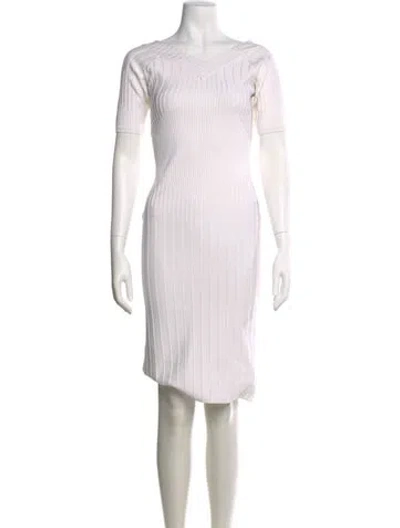 Pre-owned Mugler Vintage Knee-length Dress In Pink