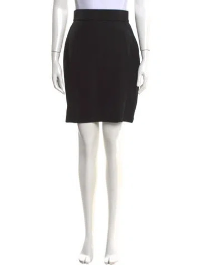 Pre-owned Mugler Vintage Knee-length Skirt In Black