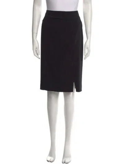 Pre-owned Mugler Vintage Knee-length Skirt In Black