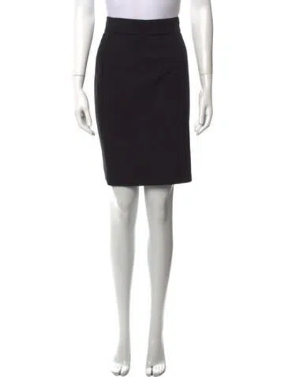 Pre-owned Mugler Vintage Knee-length Skirt In Black