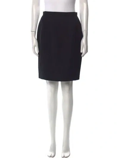 Pre-owned Mugler Vintage Knee-length Skirt In Black