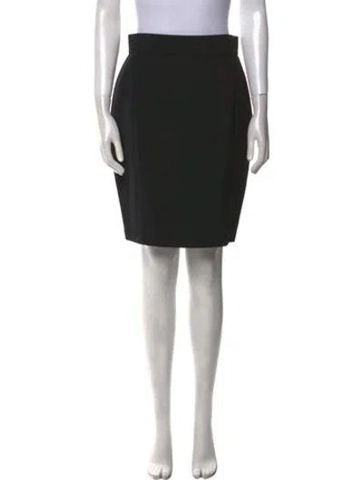 Pre-owned Mugler Vintage Knee-length Skirt In Black
