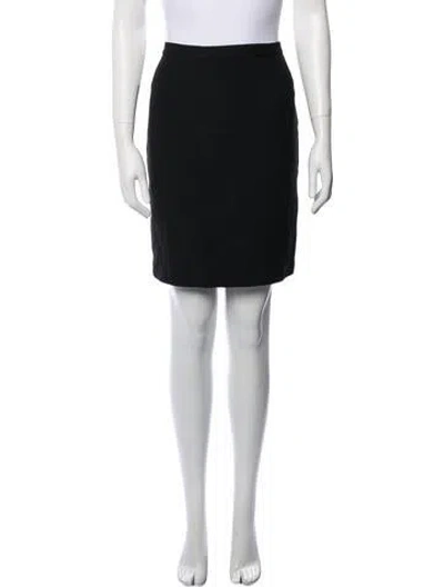 Pre-owned Mugler Vintage Knee-length Skirt In Black