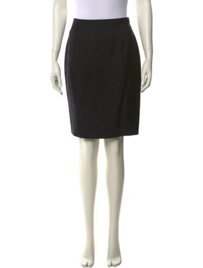 Pre-owned Mugler Vintage Knee-length Skirt In Black
