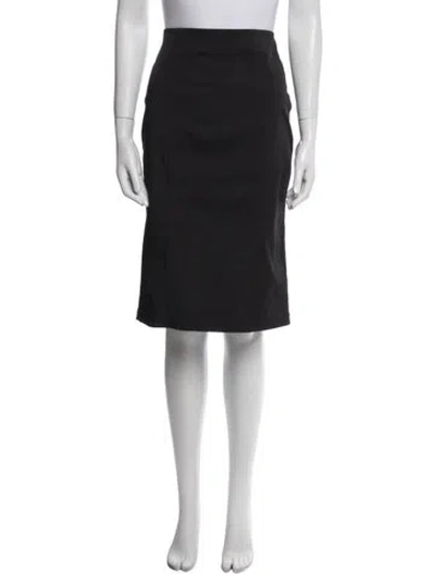 Pre-owned Mugler Vintage Knee-length Skirt In Black